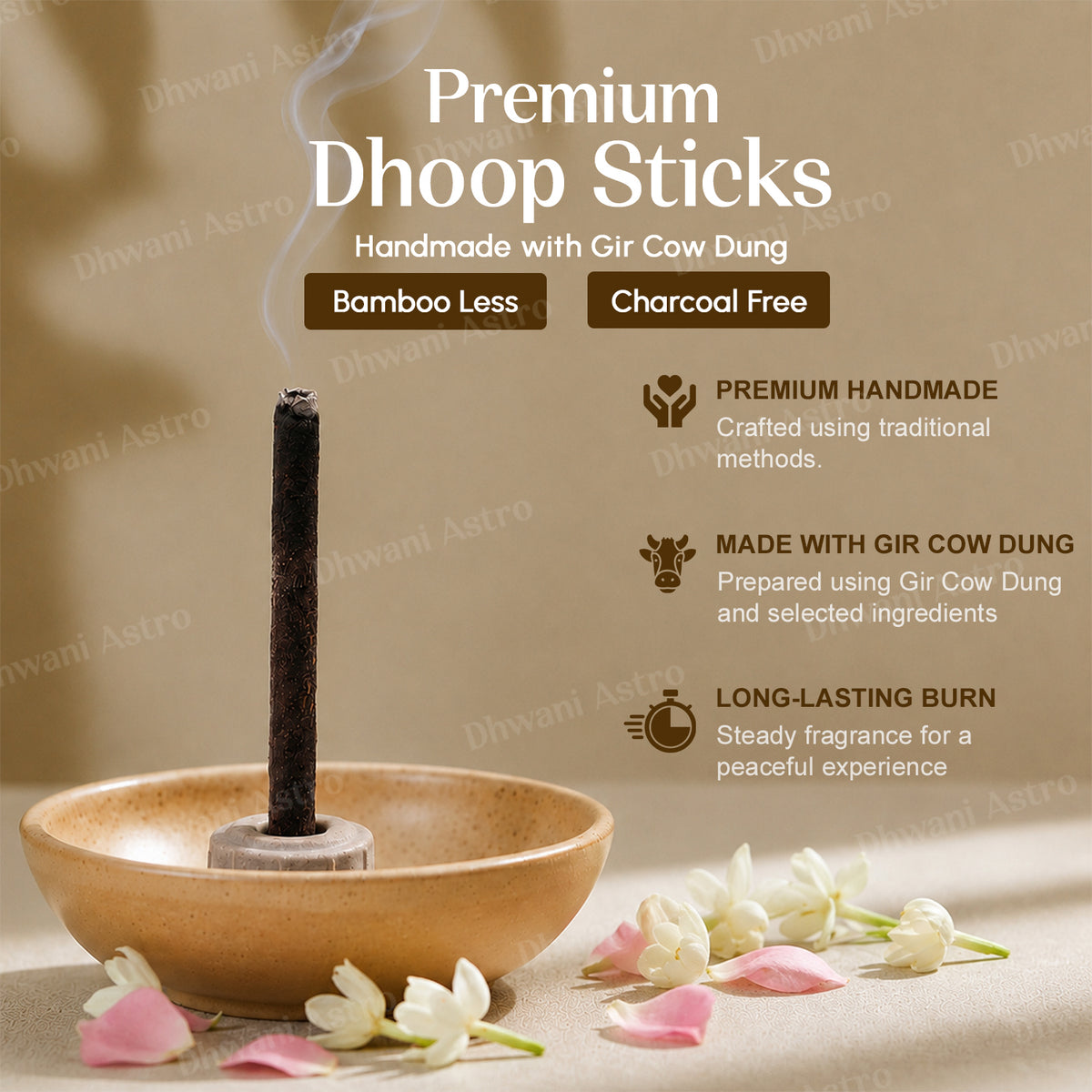 Gir Cow Dung Handmade Dhoop Sticks Buy 2 Get 1 Free