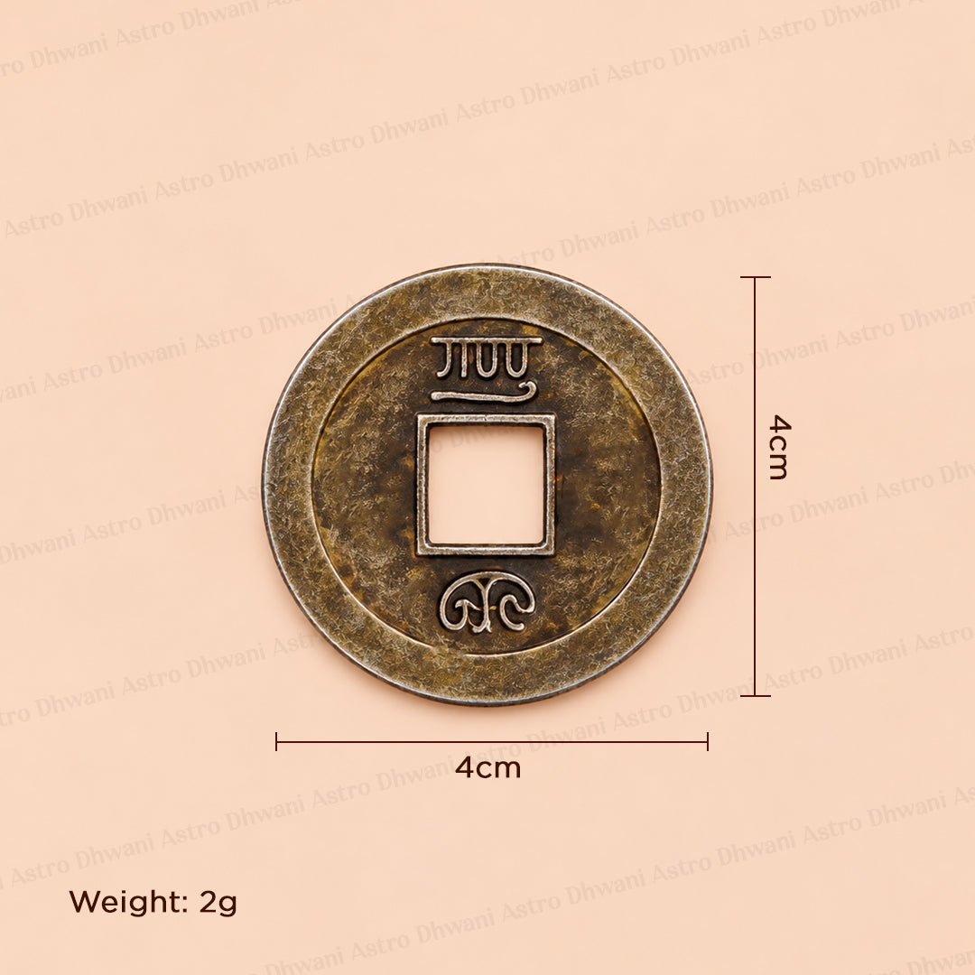Feng shui Money Magnet coin - Abhimantrit & Certified