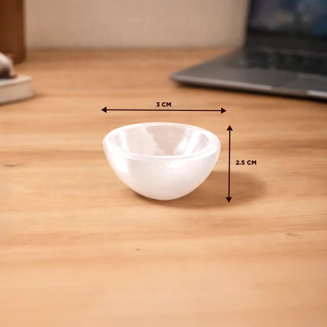 Selenite Bowl - Abhimantrit