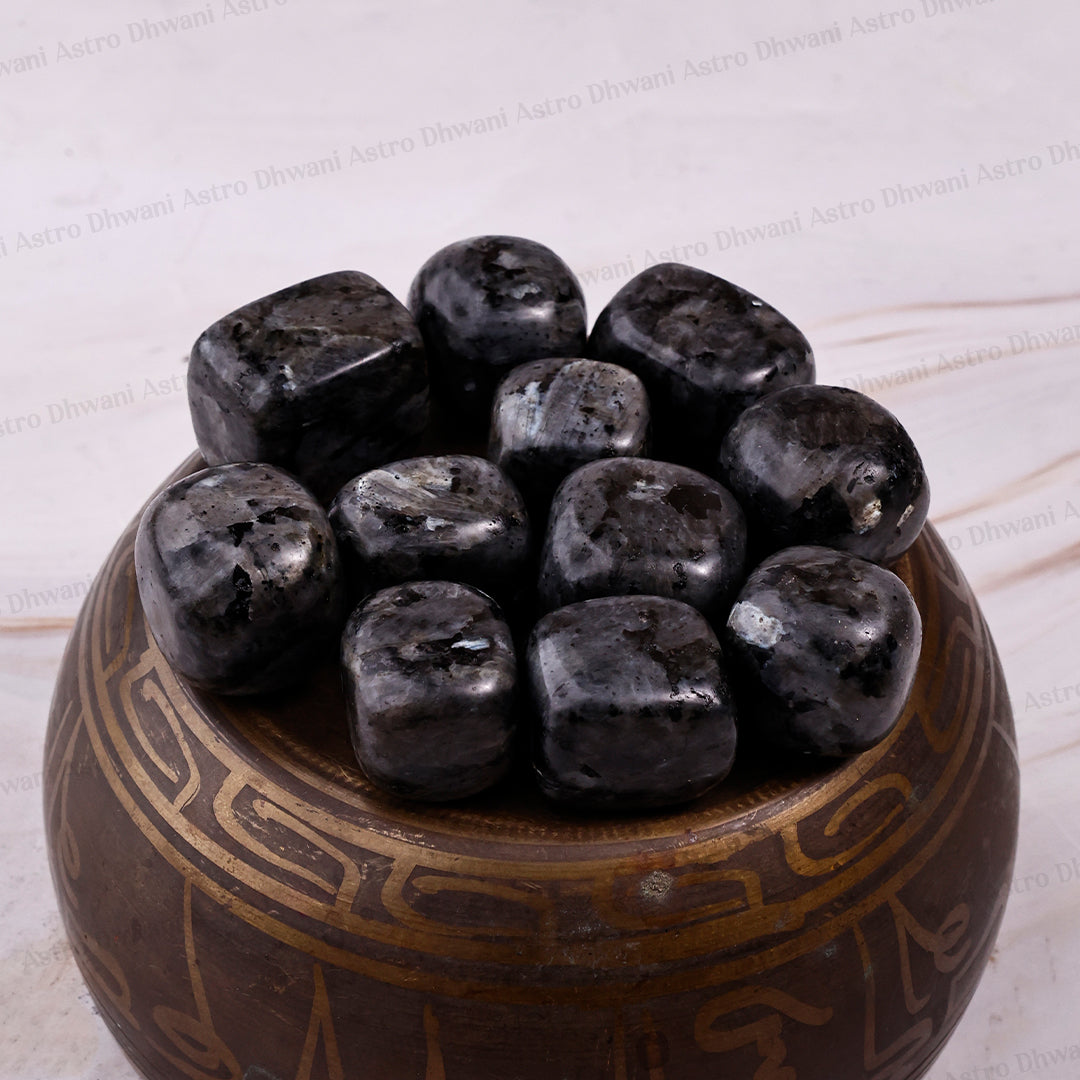 INDIGO GABRO TUMBLE ( Abhimantrit & Certified )