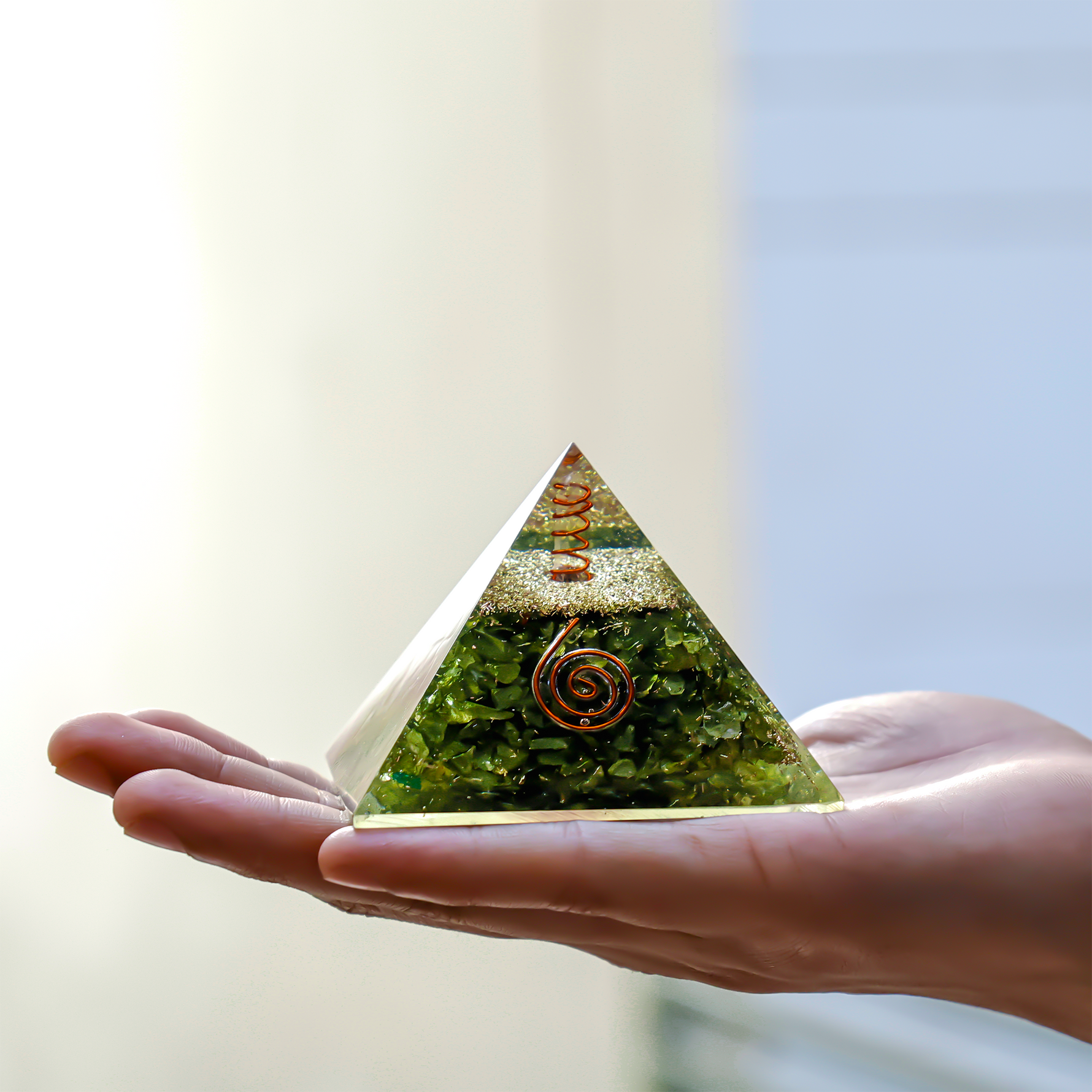 Green Aventurine Crystal Pyramid