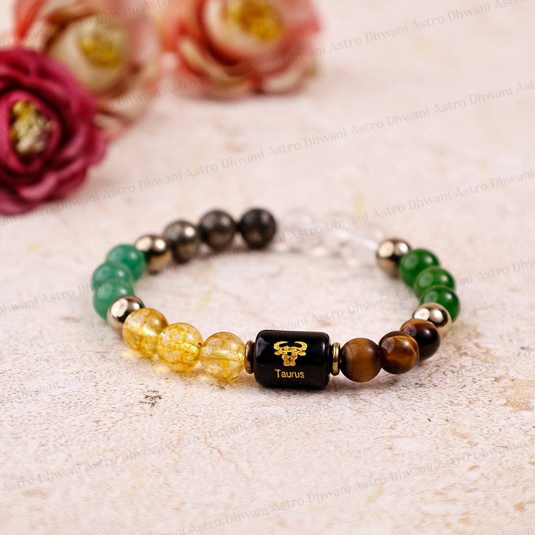 Dhan Yog Bracelet with Taurus ( वृषभ ) Zodiac Sign