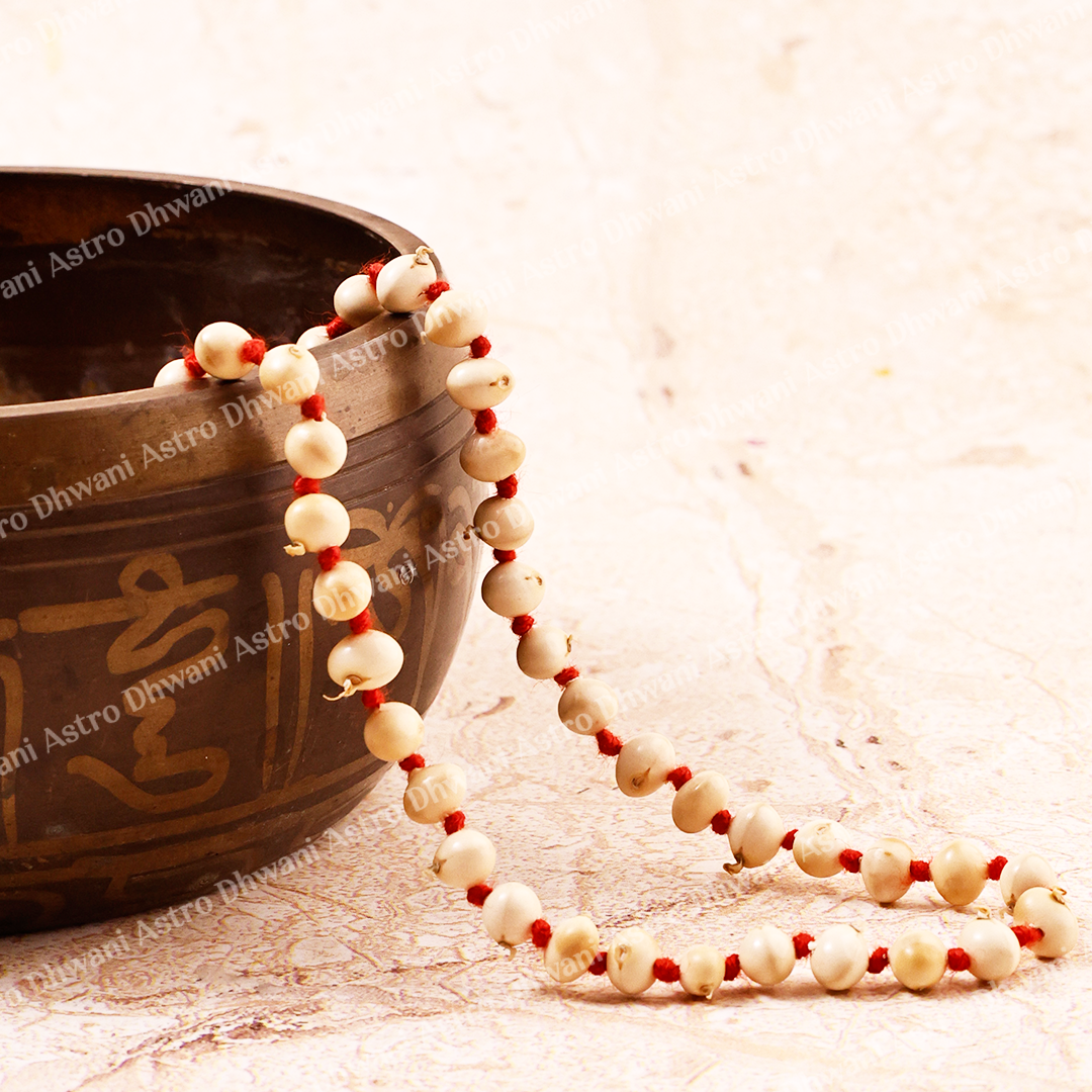 White Gunja Mala