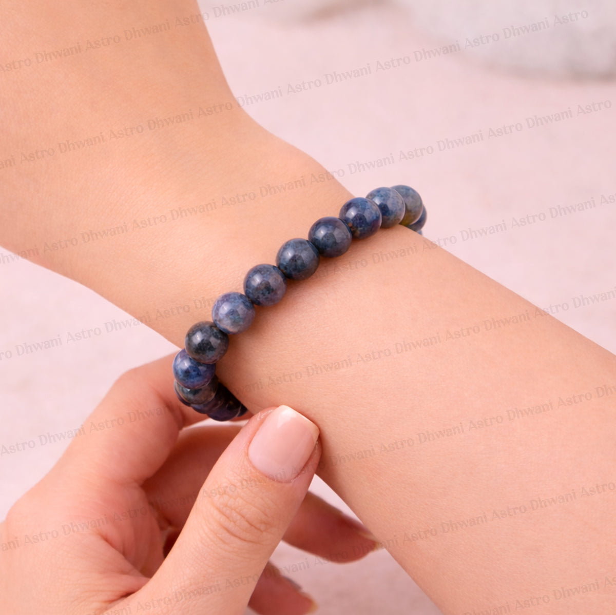 Enhancing intuition and spiritual awareness: Lapis Lazuli Bracelet - Abhimantrit & Certified