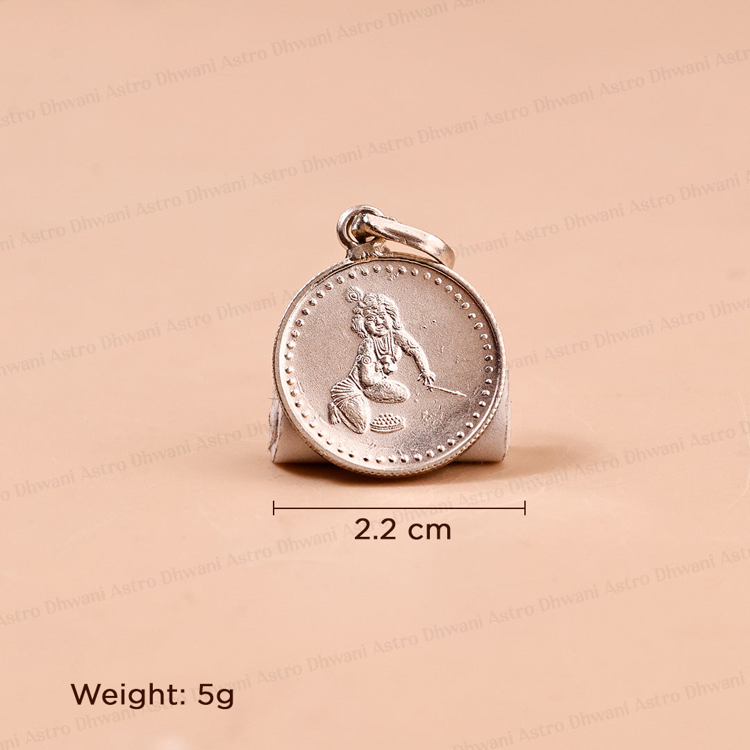 krishna ji Yantra (Pure Silver) – Abhimantrit
