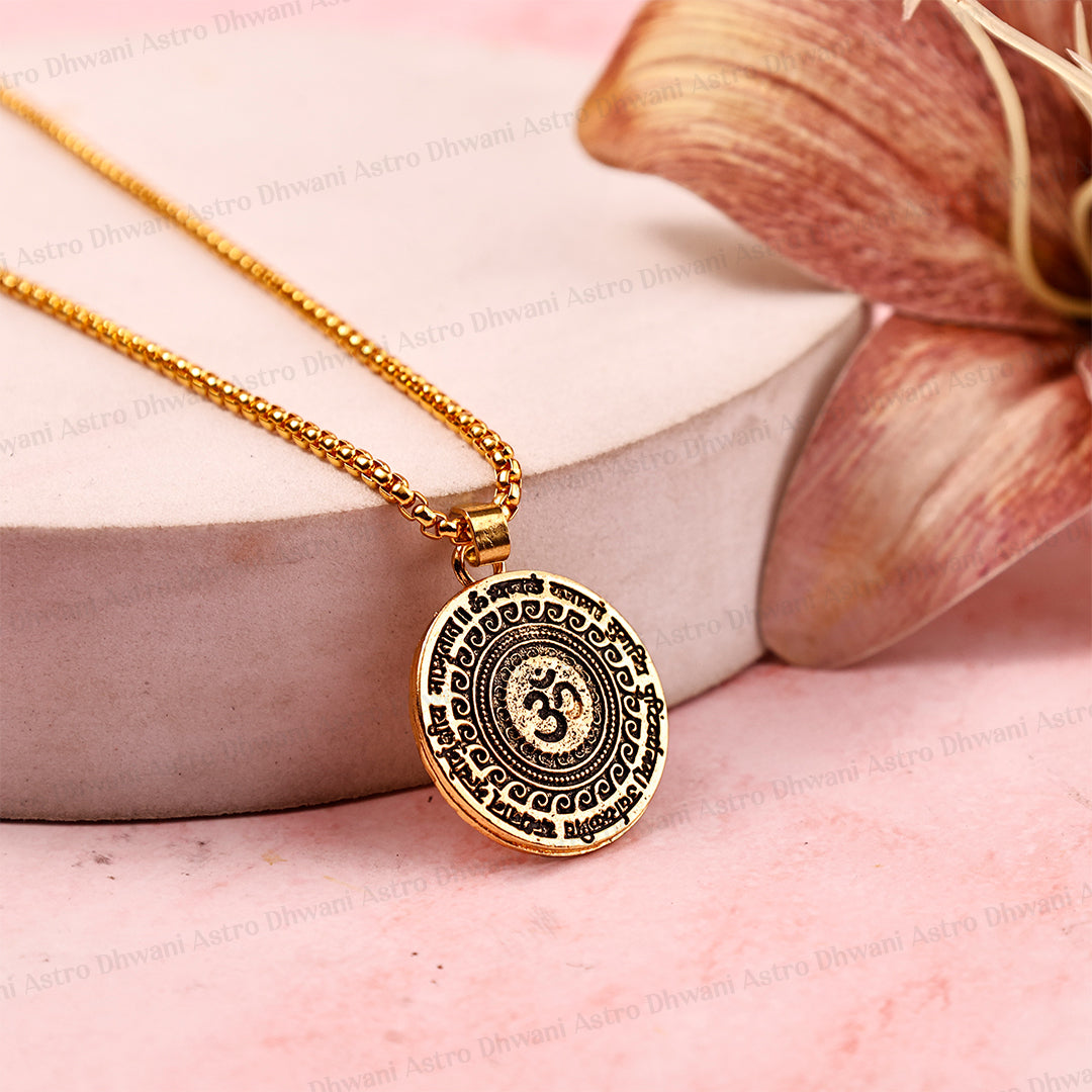 Om Mahamrityunjaya Mantra Pendant (Blessing & Protection) - Abhimantrit