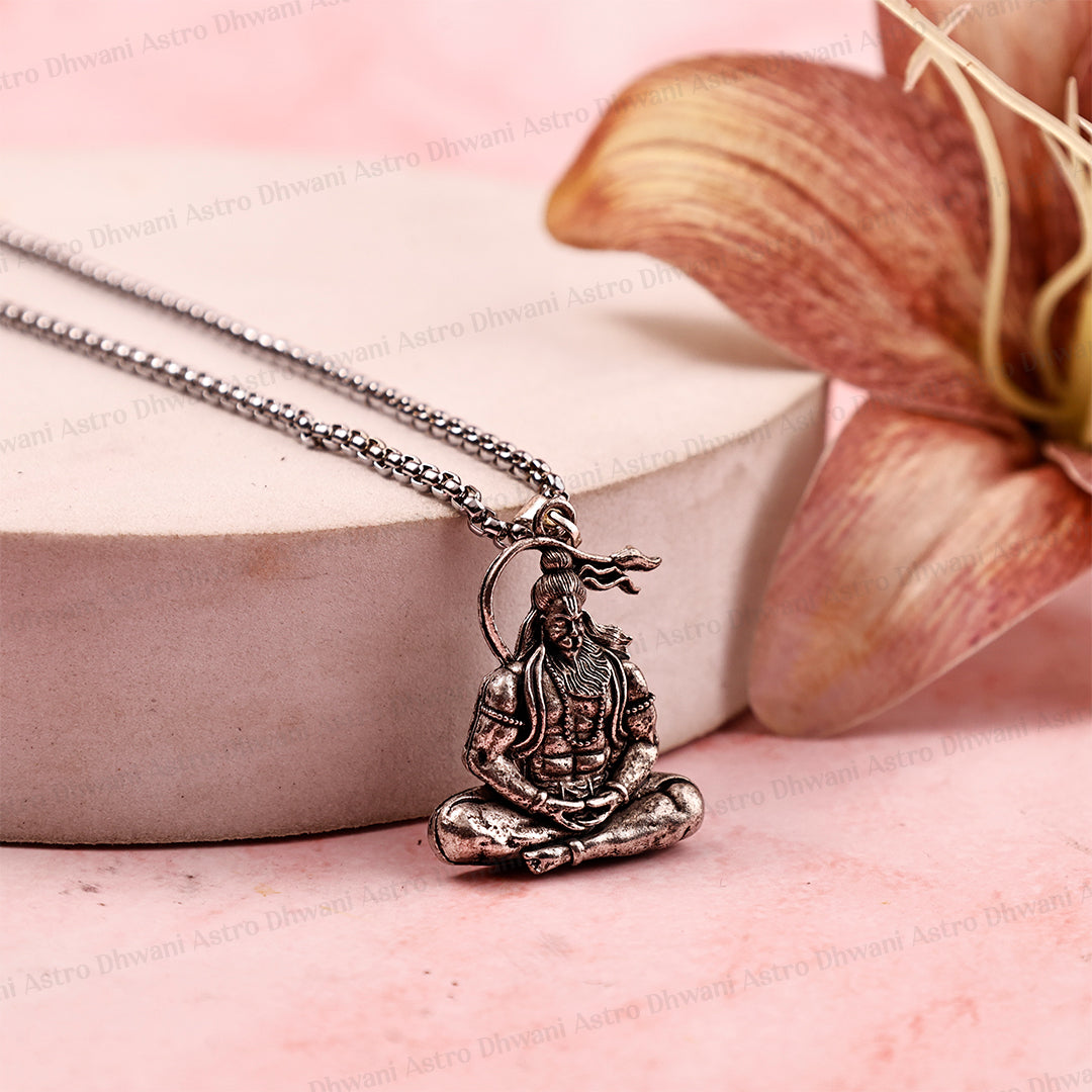 Meditating Hanuman Ji Pendant (Blessing & Protection) - Abhimantrit