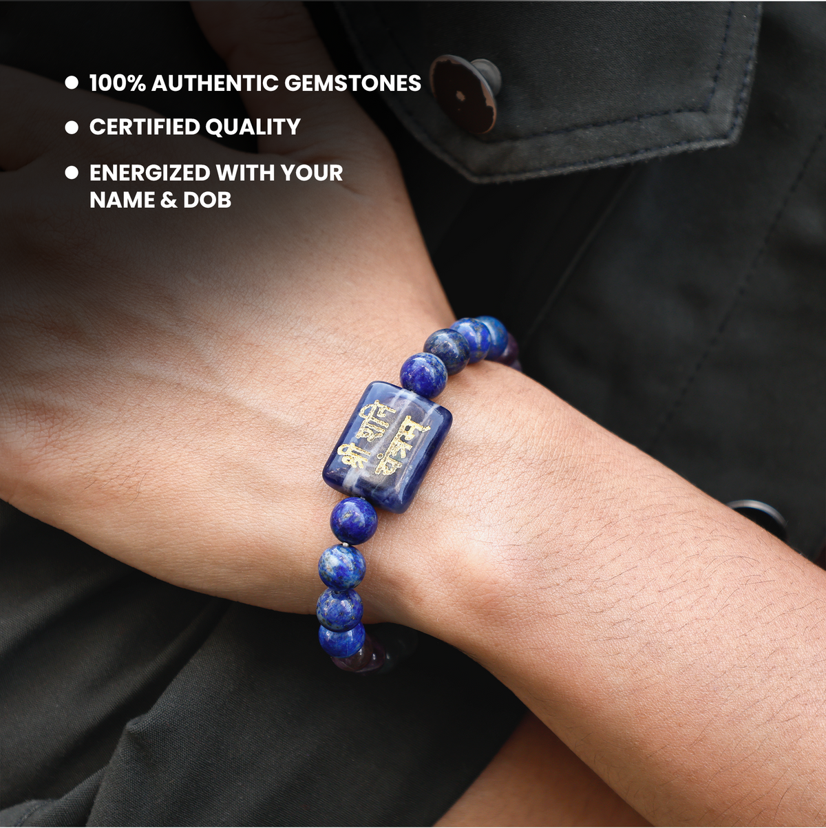 Shani Yantra Bracelet - Abhimatrit & Certified