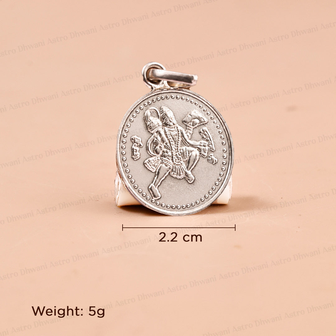 Shree Hanuman Yantra (Pure Silver) Pendant