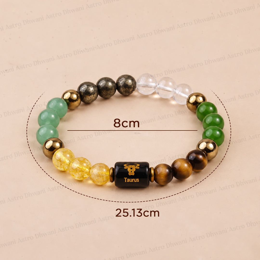 Dhan Yog Bracelet with Taurus ( वृषभ ) Zodiac Sign