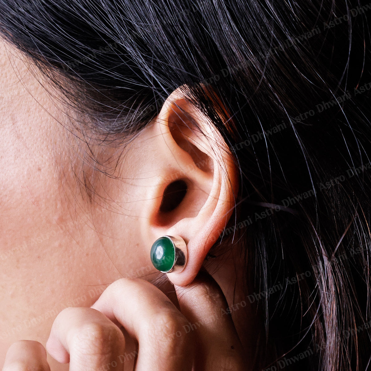 Green Gade Growth Earring - Abhimantrit