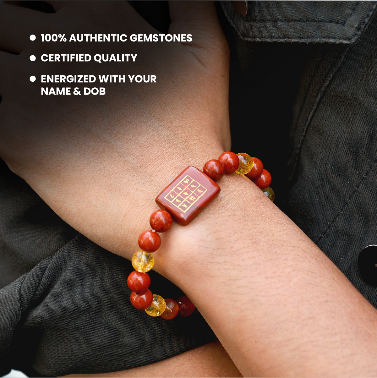 Mangal Yantra Bracelet - Abhimatrit & Certified