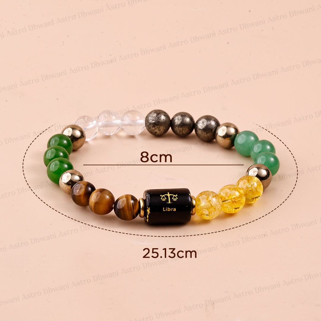 Dhan Yog Bracelet with Libra ( तुला ) Zodiac Sign