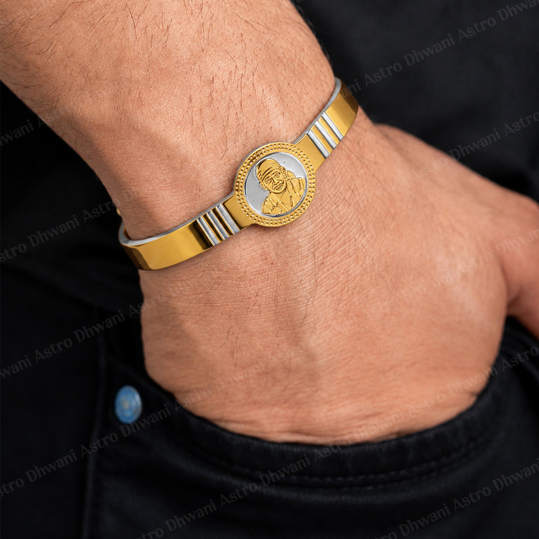 Sai Baba Kada (IGP Gold Plating) - Abhimantrit