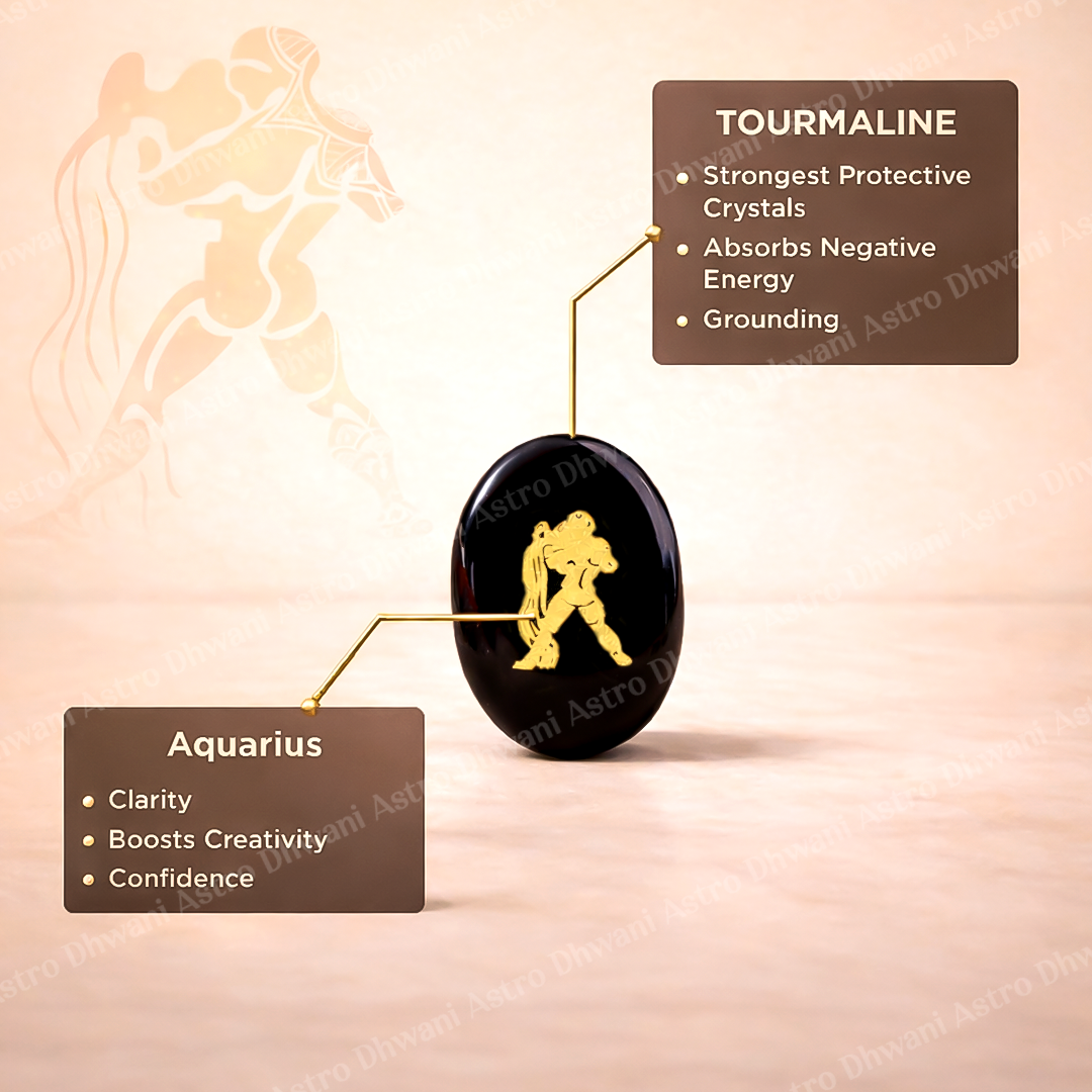 Aquarius Zodiac Coin Abhimantrit