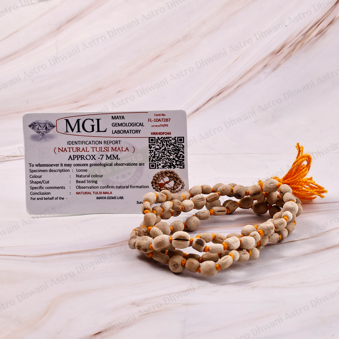 White Gunja Mala
