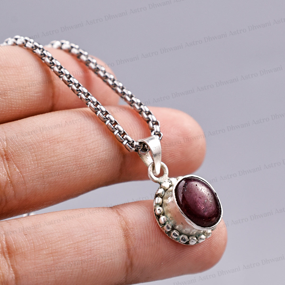 Ruby ( Manik ) Pendant