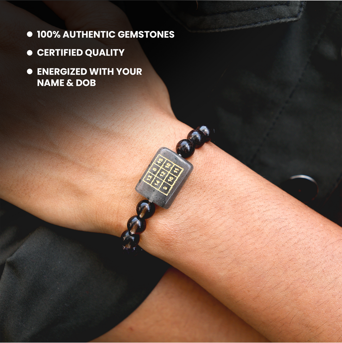 RAHU YANTRA BRACELET - Abhimatrit & Certified