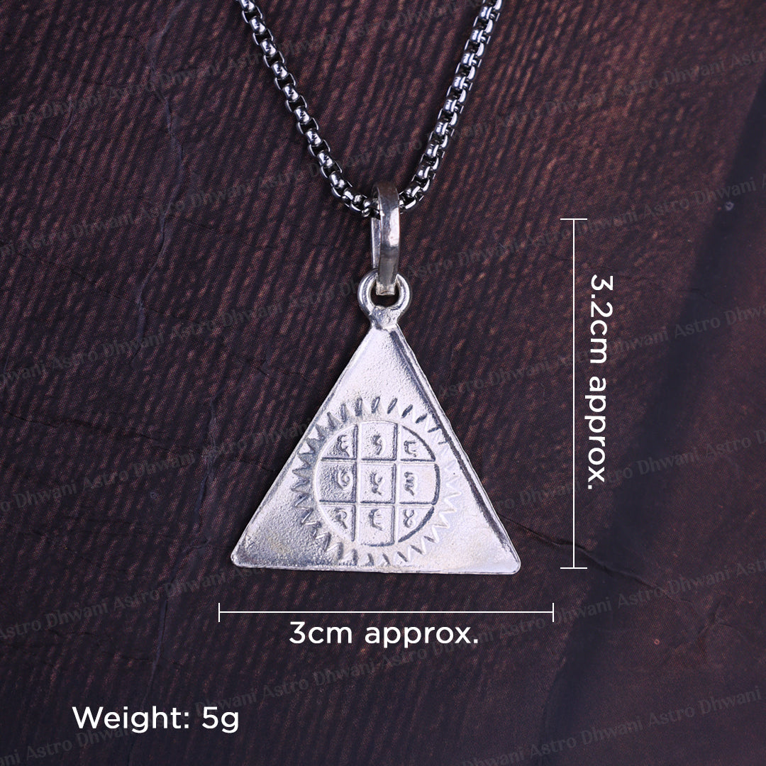 Pyra Budh With Surya Grah Yantra Pendant