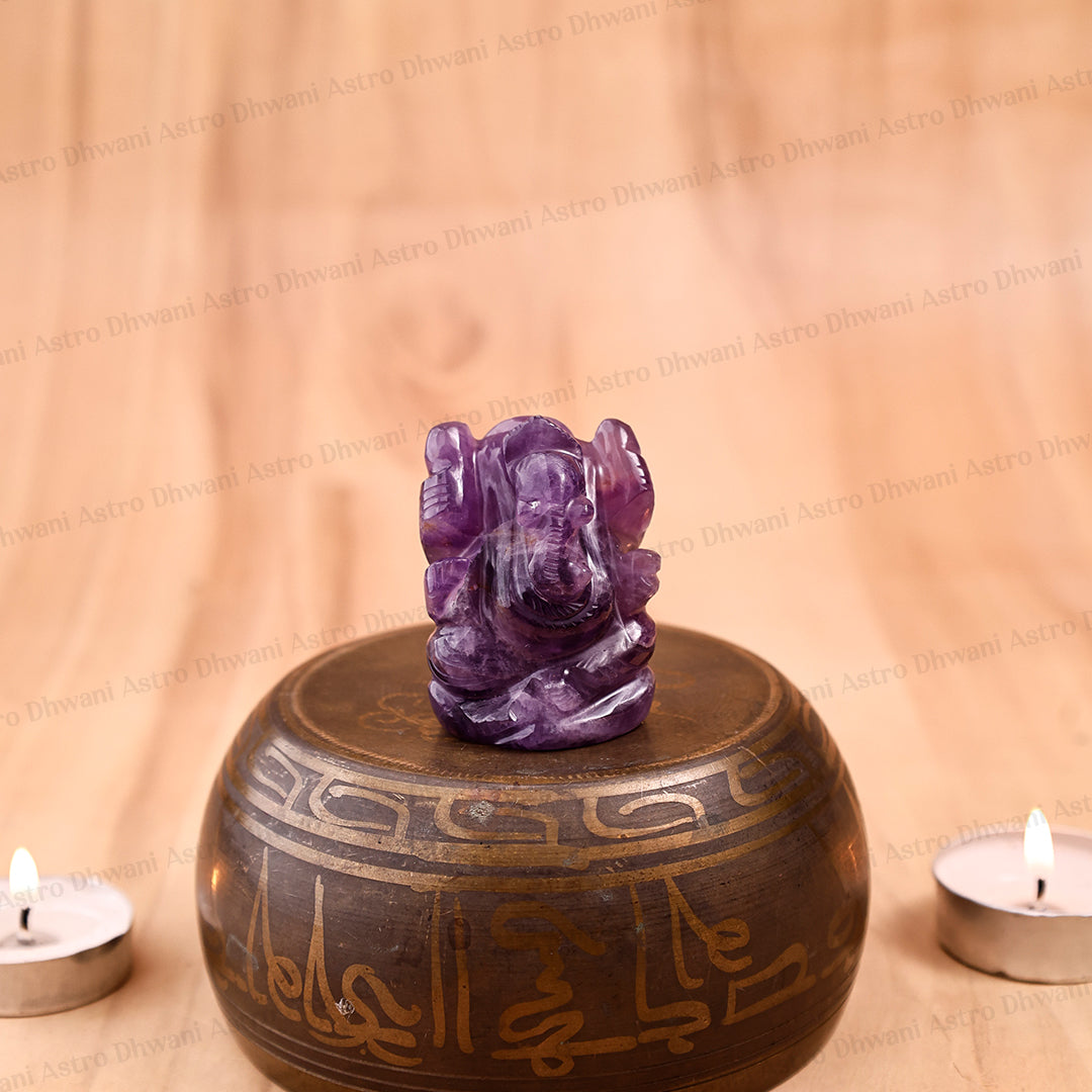 Amethyst Ganesha - Abhimantrit