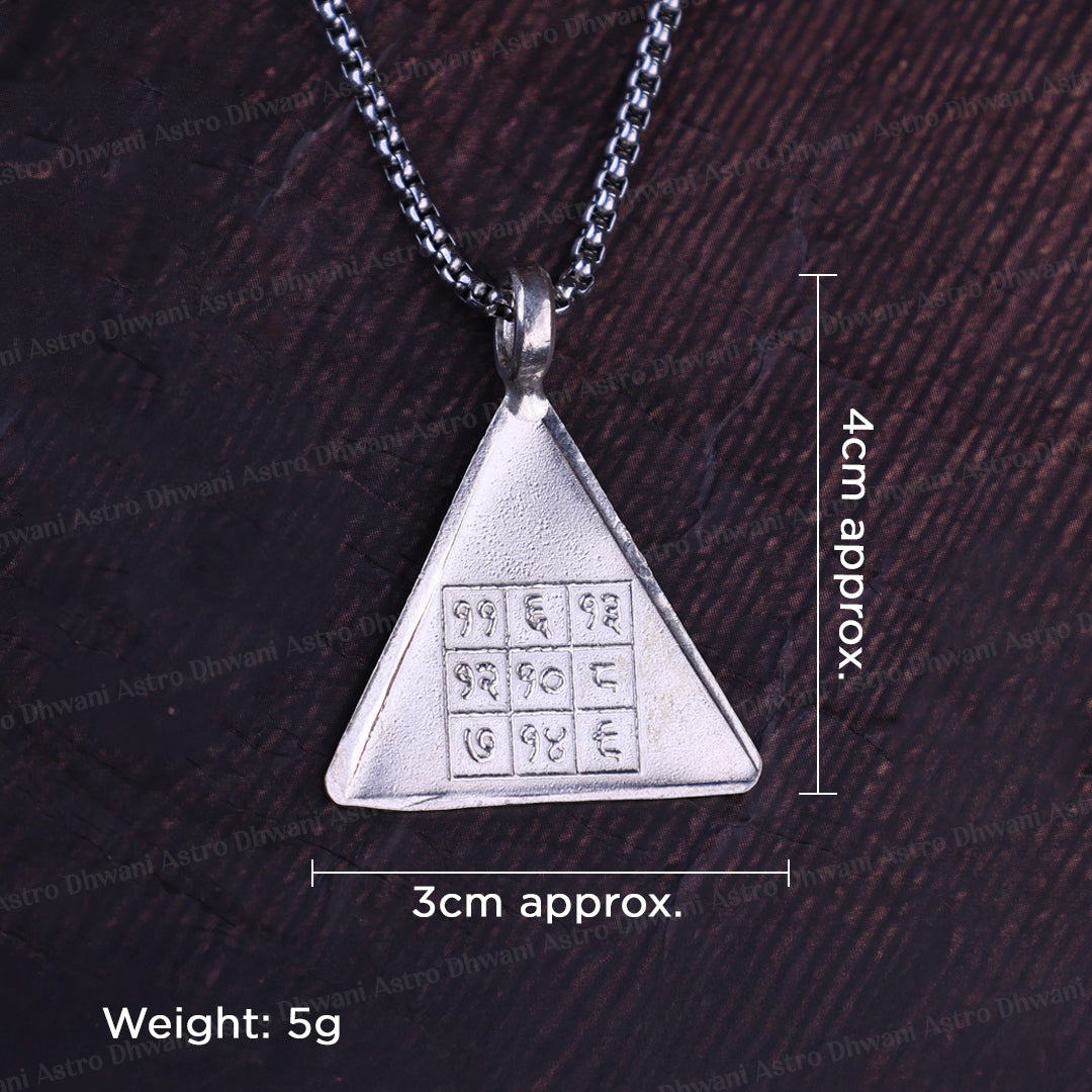 Pyra Shukra With Loshu Grid Yantra Pendant