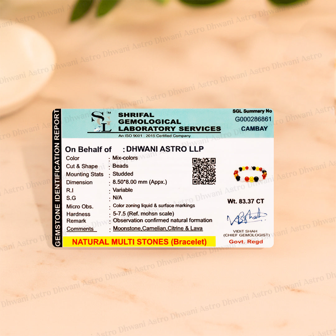 Powerful PCOD-PCOS Healing Bracelet - Abhimantrit & Certified