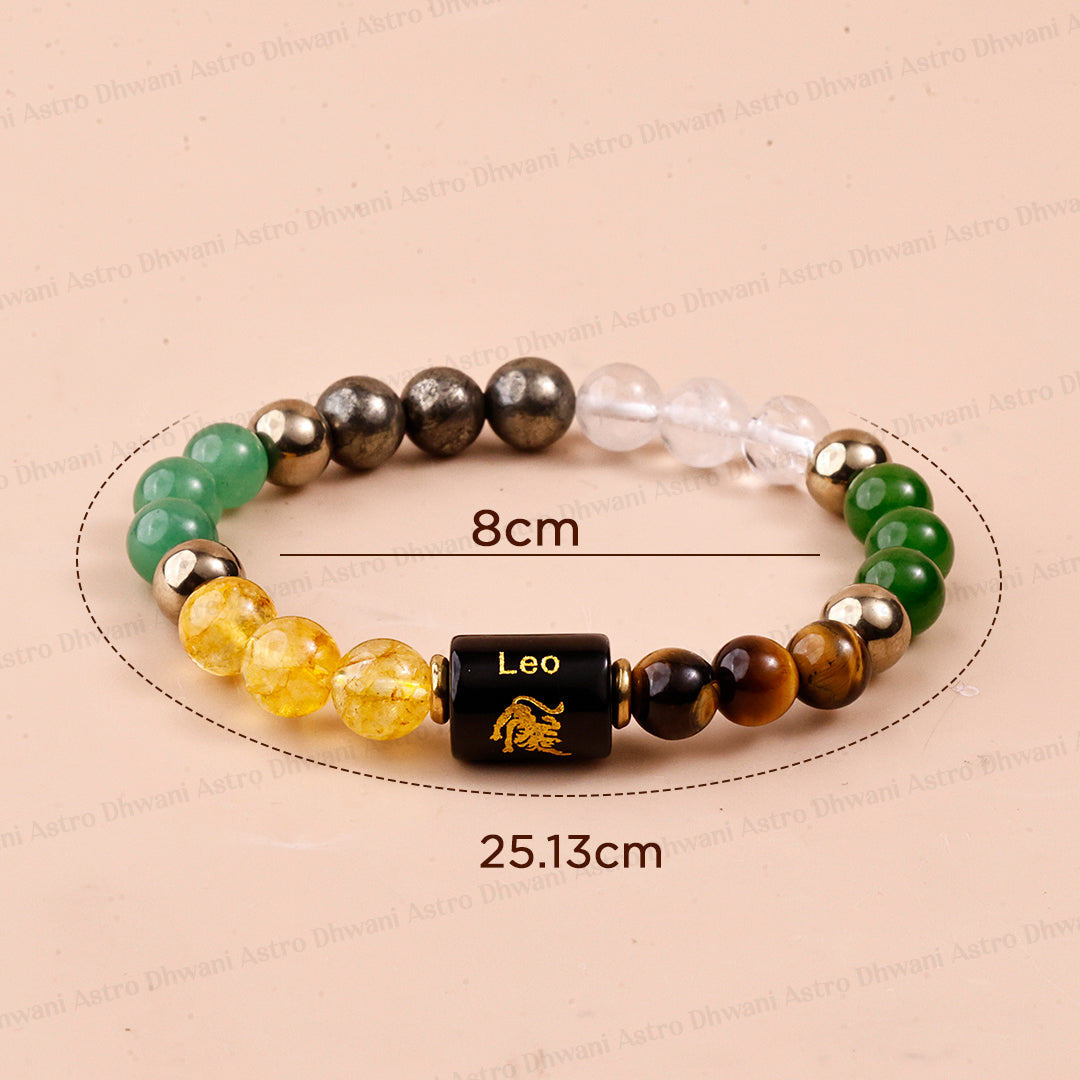 Dhan Yog Bracelet with Leo ( सिंह ) Zodiac Sign