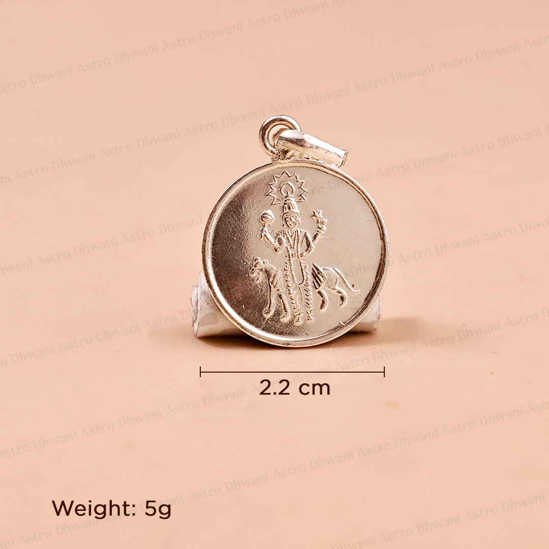 Shree Rahu Yantra (Pure Silver) Pendant