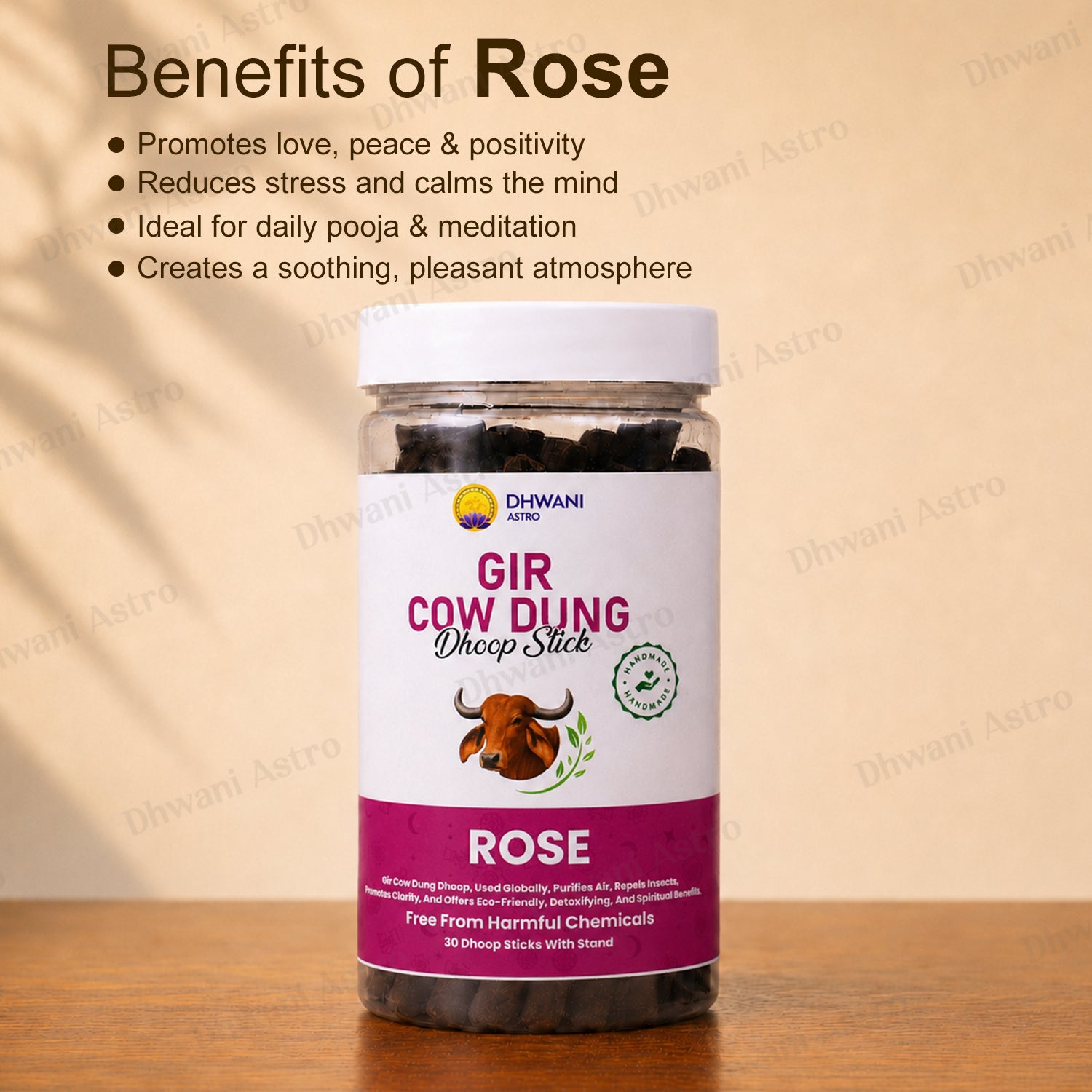 Gir Cow Dung Dhoop Sticks | Pure Gau Dung Incense for Pooja, Meditation & Positive Energy | BUY 2 GET 1 FREE