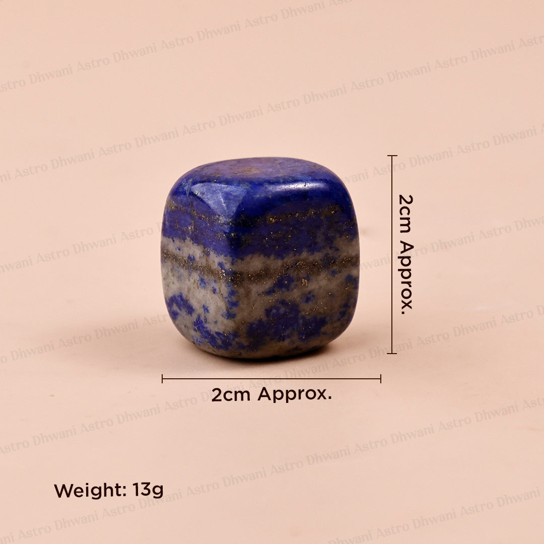 LAPIZ LAZULI TUMBLE ( Abhimantrit & Certified )