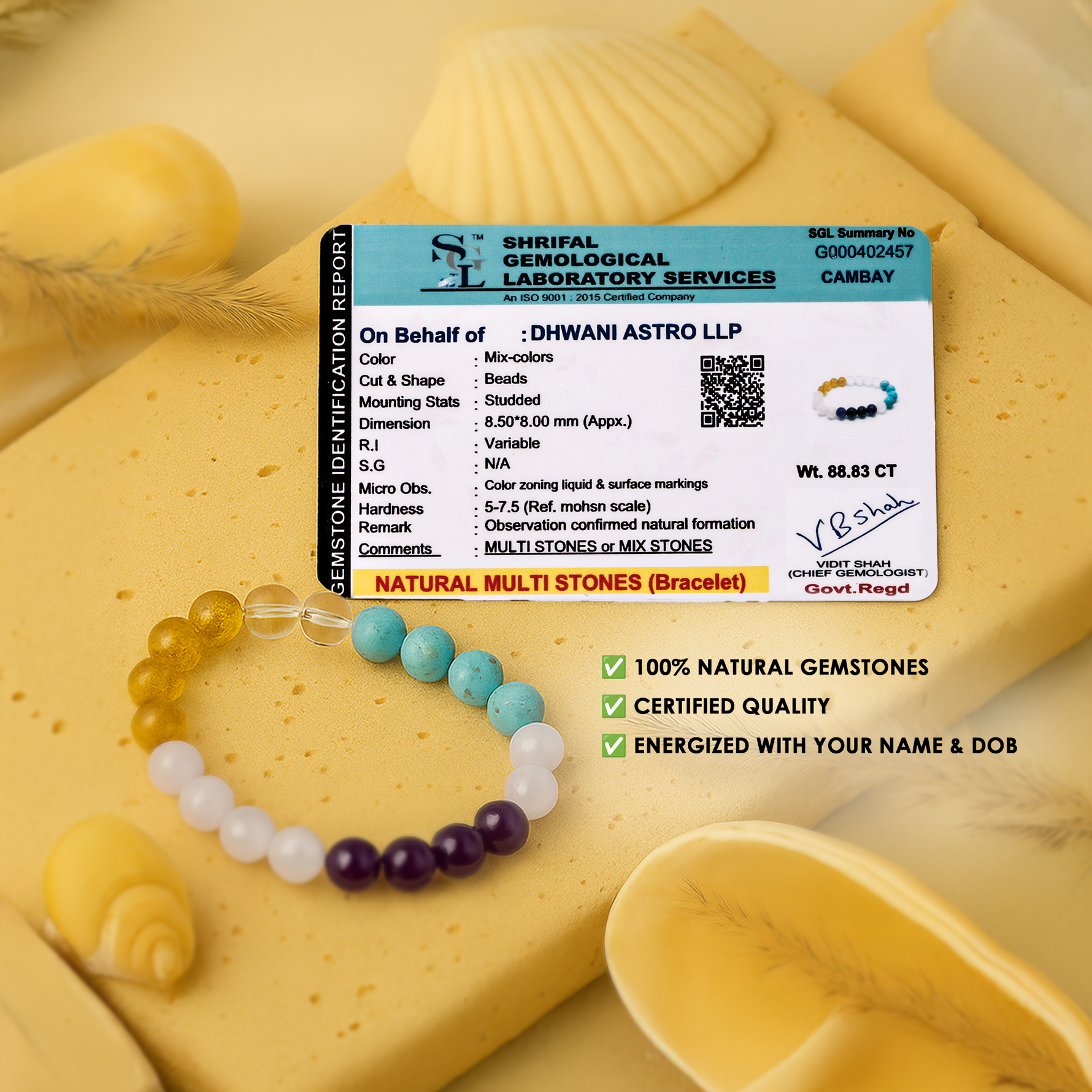 Premium Love Marriage Bracelet - Abhimantrit & Certified