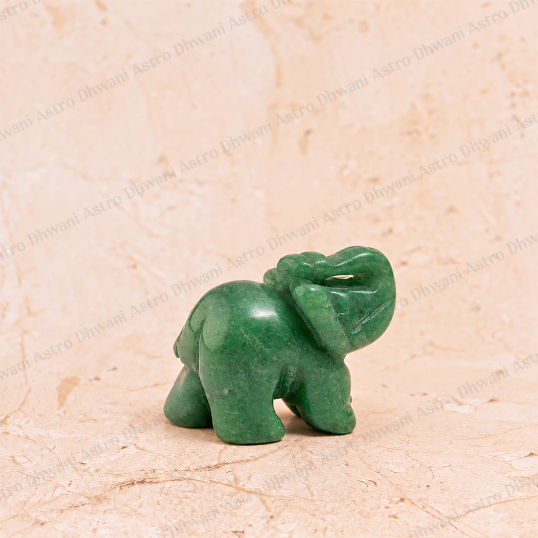 Green Aventurine Divine Elephant