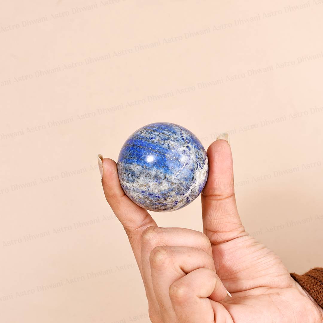 Lapis lazuli Crystal Ball for Spiritual Growth, Wisdom & Inner Awareness