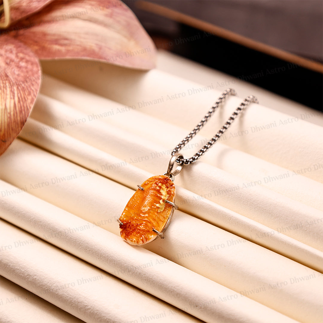 Shukra Mani Pendant - Abhimantrit & Certified