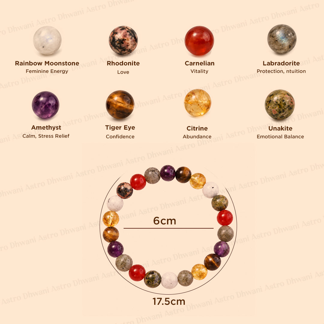 Hormonal Balanced Bracelet Abhimantrit For Stability Well Being
