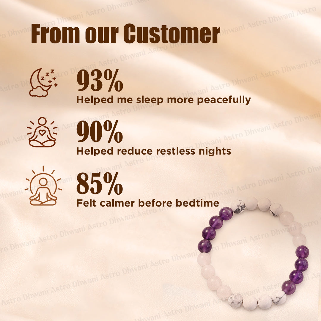 Sleep Issue Bracelet - Abhimantrit & Certified