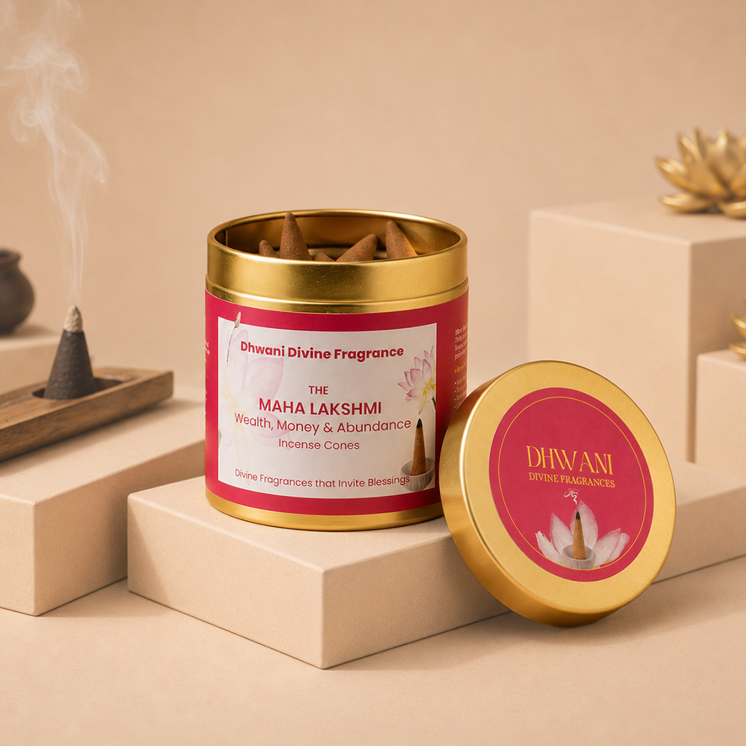 Maha Lakshmi Fragrance Incense Cones for Positive Energy