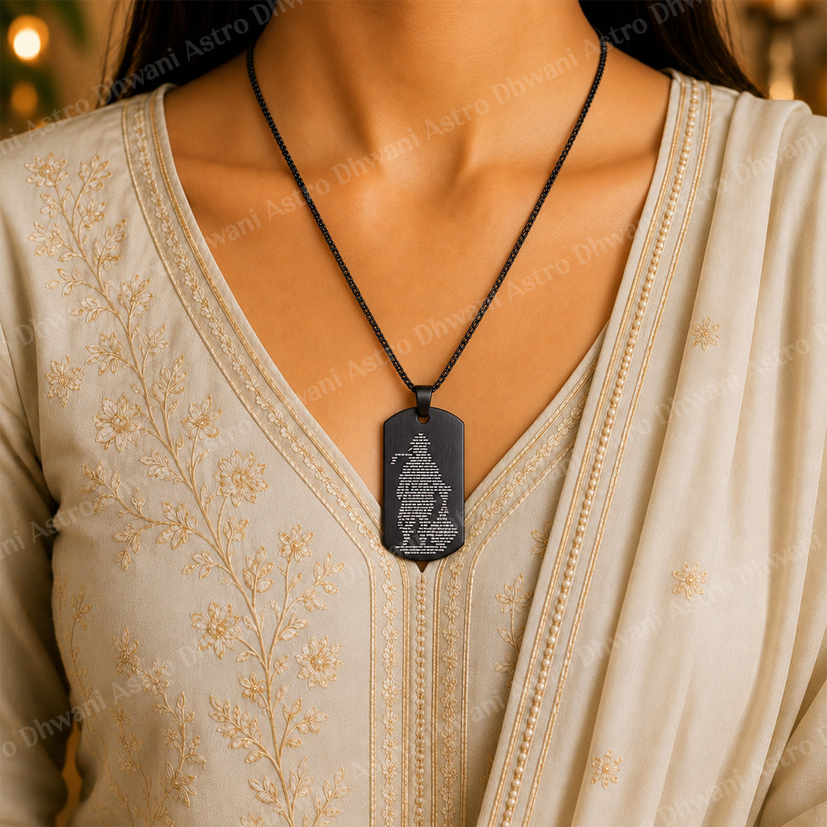 IGP Plating Hanuman Chalisa Pendant
