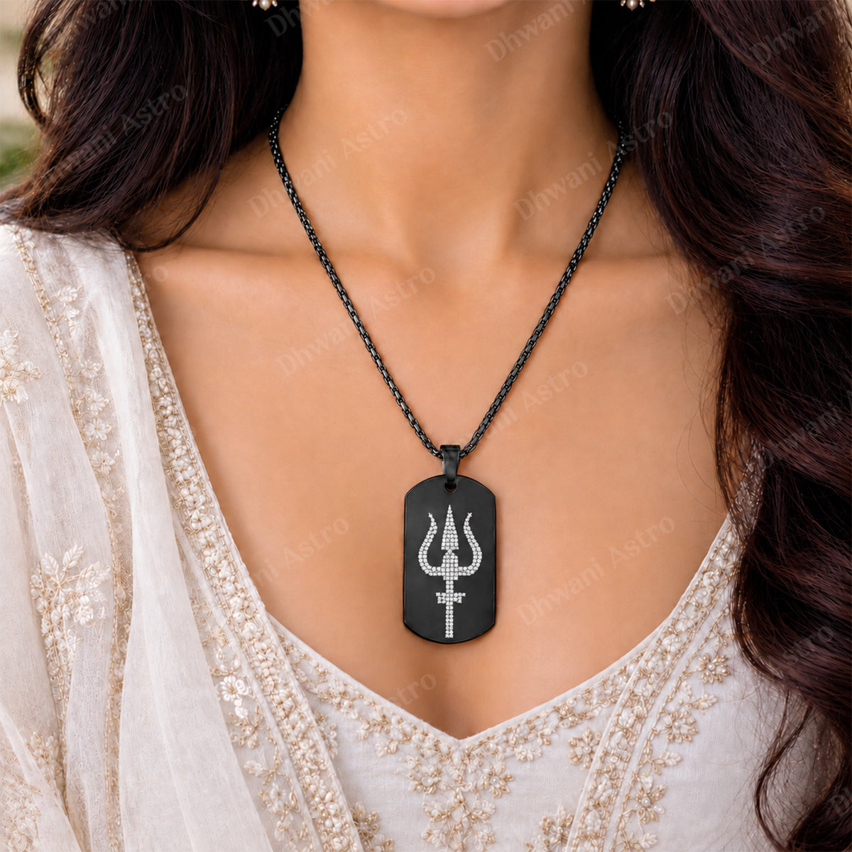 IGP Plating Shiv Trishul Pendant