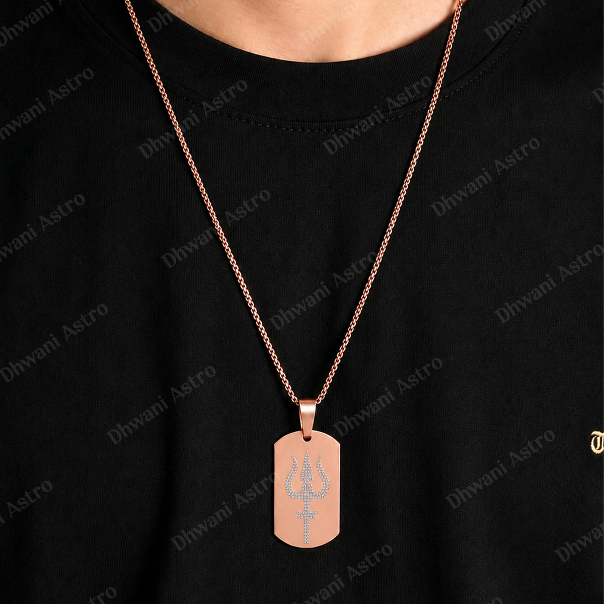 IGP Plating Shiv Trishul Pendant