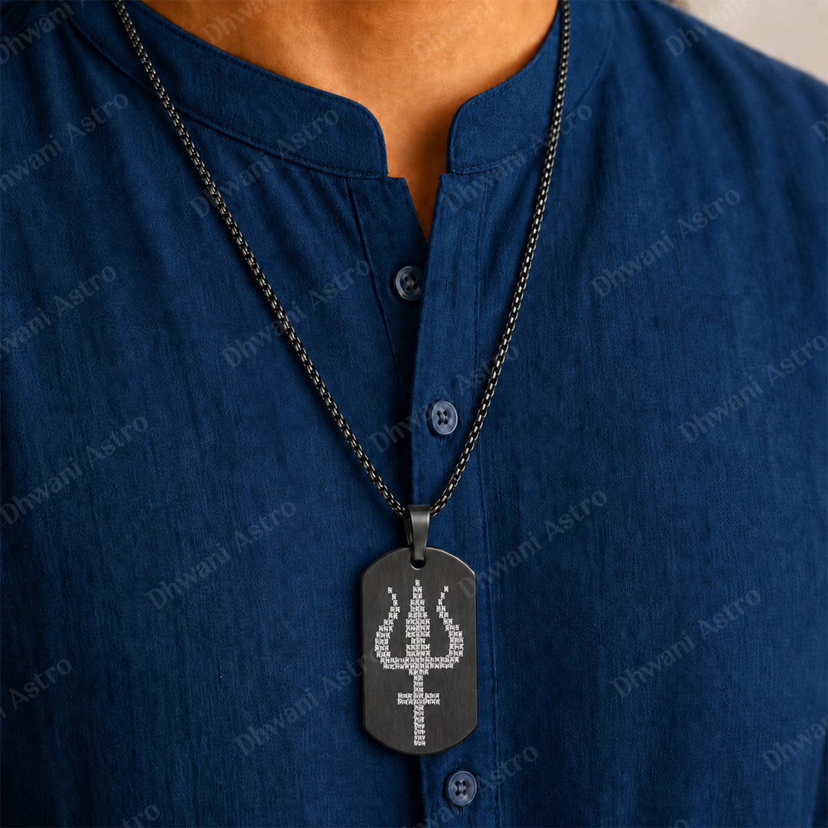 IGP Plating Shiv Trishul Pendant