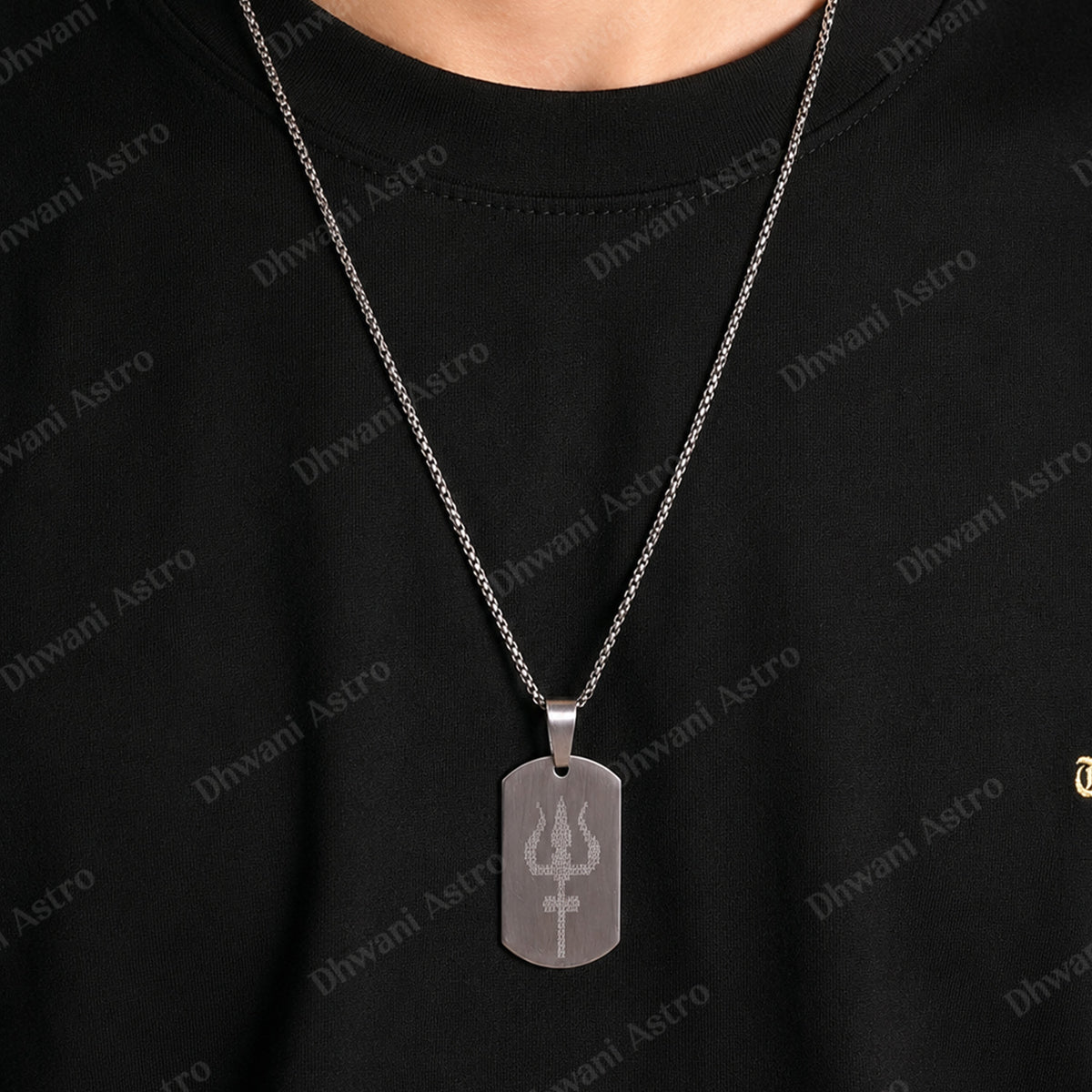 IGP Plating Shiv Trishul Pendant