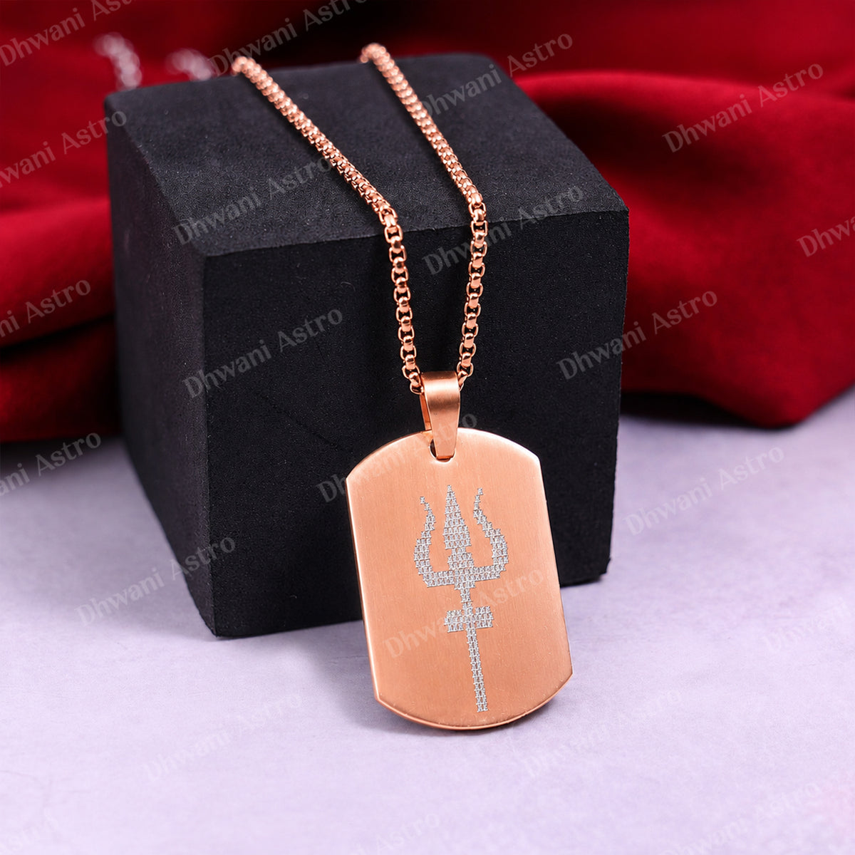 IGP Plating Shiv Trishul Pendant