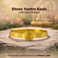 Shree Yantra Kada (IGP Gold Plated) – Abhimantrit & Certified