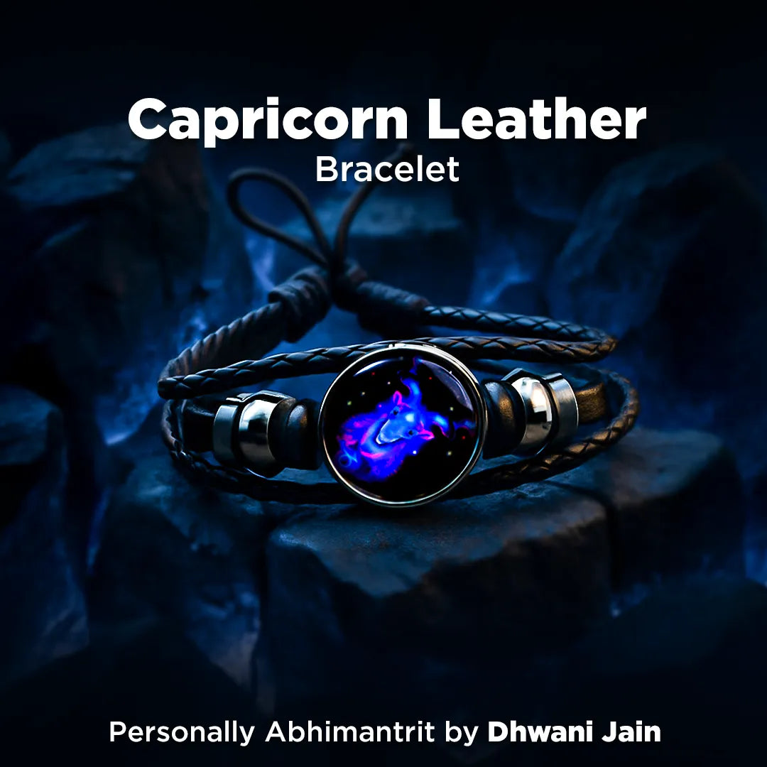 Capricorn Leather Bracelet