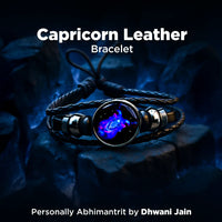 Capricorn Leather Bracelet