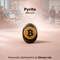 Pyrite Bitcoin Coin – Wealth Attraction Crystal for Money, Success & Prosperity