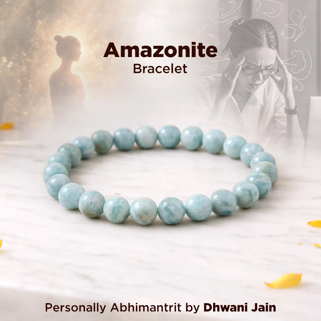 Enhances Love, Calms Your Mind, Beautifies Skin: Amazonite Bracelet