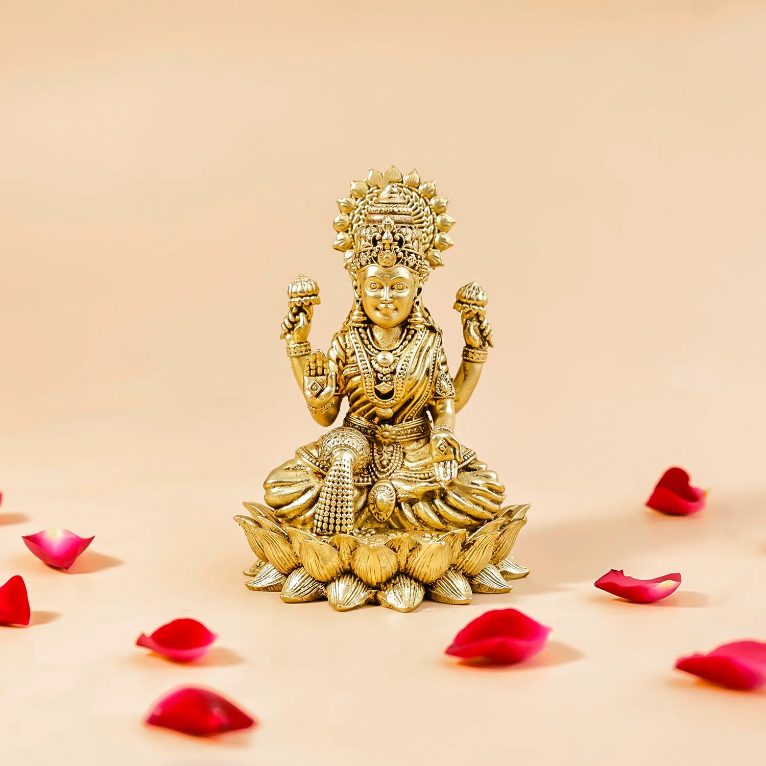 Brass Shree Laxmi Ji Idol