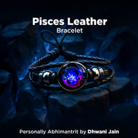Pisces Leather Bracelet